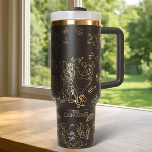 Custom Laser Logo Cartoon Lions Characters Tumbler 30 40 oz Stainless Steel Thermal Cup Travel Camp Car Insulated Mug - Product Image 3