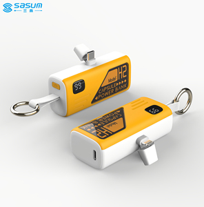 Sasumミニカプセル5000mA 20Wポータブルスタイル新デザインパワーバンクOem急速充電トレンドエレクトロニクス2025 - Product Image 3