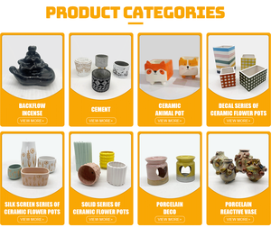 Pot de fleurs en céramique cylindrique droit, traditionnel, écologique, pour l'arrosage et la plantation, avec plateau simple et personnalisé - Product Image 6