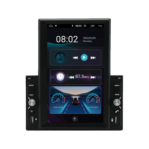 Autoradio Android 9.0, Double Din, écran tactile Vertical de 9.7 pouces, Navigation GPS, Wifi, BT, <span class=keywords><strong>RDS</strong></span> universel - Product Image 1
