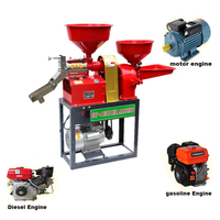Machine agricole combinée de décorticage, égreneuse et broyeuse, à moteur diesel, pour le décorticage du riz, prix pour les Philippines