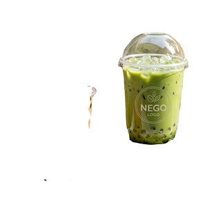 16oz 500ml Eco-friendly Recyclable Disposable PET U-Shaped Round Bottom <b>Plastic</b> <b>Cup</b> Custom Logo for Cold <b>Drink</b> Coffee Tea Shops - Product Image 4