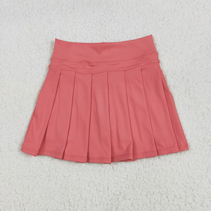 Rts Baby Girls 9 Effen Kleuren Geplooide Ruches Yoga In Shorts Skorts Bottoms Kleding Peuter Kids Rokken Boetiekrok - Product Image 3