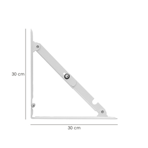 Wolfpack Dado a farfalla pieghevole bianco 300 mm. - Product Image 2