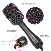 Nouvelle brosse sèche-cheveux électrique 2-en-1, brosse à air chaud, outils de coiffure, sèche-cheveux ionique, lisseur pour hôtel et usage domestique