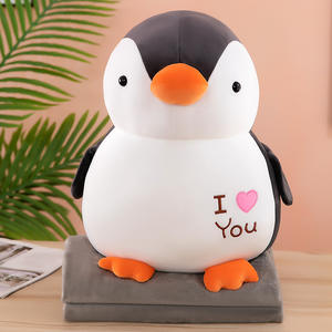 Peluche <span class=keywords><strong>de</strong></span> <span class=keywords><strong>Pingüino</strong></span>, Juguete <span class=keywords><strong>de</strong></span> Peluche Corto, Cojín <span class=keywords><strong>de</strong></span> Oficina para <span class=keywords><strong>Aire</strong></span> <span class=keywords><strong>Acondicionado</strong></span>, Edredón Fresco <span class=keywords><strong>de</strong></span> Verano, 31cm-50cm, pp, Venta al por Mayor para Comercio Exterior - Product Image 2