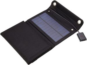 ALECTER Panneaux solaires monocristallins pliables portables 50W Modèle APH-FB140 Efficacité 20% Camouflage/Noir Chargeur USB - Product Image 5