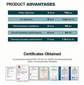 أبواب زجاجية حديثة قابلة للطي من سبائك الألومنيوم للاستخدام الخارجي-حجم ولون قابل للتخصيص - Product Image 6