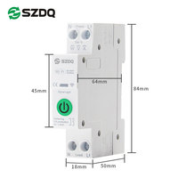 Disjoncteur WiFi 1A-63A, disjoncteur intelligent, protection contre les surtensions, contrôle à distance Smart Life Tuya