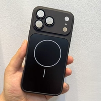 Casing HP BAILI Factory Populer, Model IP 17PM, Magnetik AG Biru dan Merah Tua untuk OPPO Realme C71/C53/C51