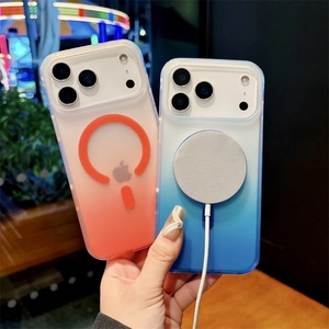 เคส iPhone 16 รุ่น 17pro Max ลาย IMD ผิวด้านไล่เฉดสีสวยหรู แบบเปิดแม่เหล็ก ดีไซน์ไฮบริด IMD - Product Image 1