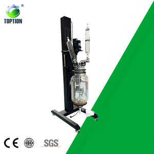 Réacteurs discontinus de conception à double enveloppe de réacteur en verre de haute qualité 50L pour la production chimique à l'échelle pilote - Product Image 6