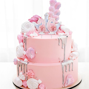 Velas de Cumpleaños con Lazo Rosa, Números y Formas Variadas de Cera para Celebraciones de Primer Cumpleaños, Fiestas y Aniversarios - Product Image 1
