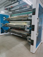 Machine flexographique CI servo motorisée 8 couleurs à prix compétitif pour la production de boîtes à chaussures, sacs en papier et sacs alimentaires en rouleaux