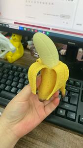 Juguetes de Plátano Kawaii Divertidos para Pelar y Amasar, Antiestrés, para Niños, Certificados EN71, Unisex, Venta al Por Mayor - Product Image 2