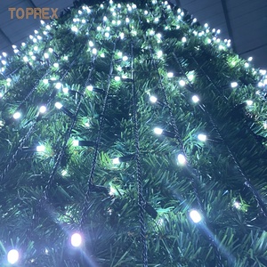 Arbre de Noël géant d'affichage de village lumineux LED RVB dynamique programmable DMX de haute qualité sur mesure pour l'extérieur - Product Image 4