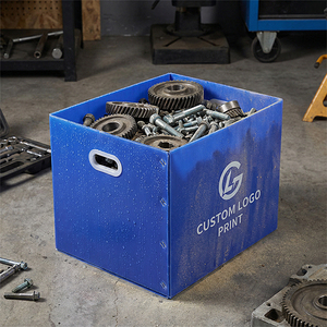 Caja de Plástico Corrugado de Polipropileno PP Resistente y Portátil, Reciclable, Impermeable, para Mudanzas - Product Image 3