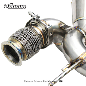 Sistema de Escape OEM Boska para Mclaren 720S Spider/Coupe 4.0T 2017-2019, Tubo Recto de Acero Inoxidable para Auto de Calle, Silenciador Catback - Product Image 2