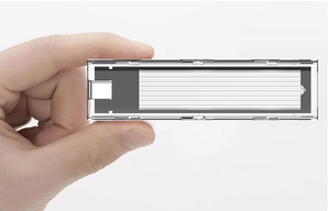 Bán Rất Nóng Cầm Tay Trong Suốt USB3.1 Type-C NVMe M.2 <span class=keywords><strong>SSD</strong></span> Bao Vây - Product Image 3