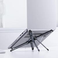 Support d'ordinateur portable en alliage d'aluminium, support magnétique portable réglable pour bureau, support de téléphone étanche, support élévateur
