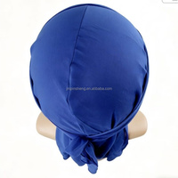 Durag en satin soyeux uni unisexe, ajustable, de qualité supérieure, pour le sport, les affaires, les quatre saisons, le cyclisme, le ski, les voyages