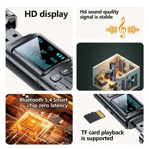 5.4 Âm Thanh Receiver USB Để 3.5Mm AUX Xe Âm Nhạc Không Dây Adapter Microphone Chất Liệu Nhựa Cho Xe Hơi Kit Có Dây Loa <span class=keywords><strong>TV</strong></span> Máy Tính - Product Image 4