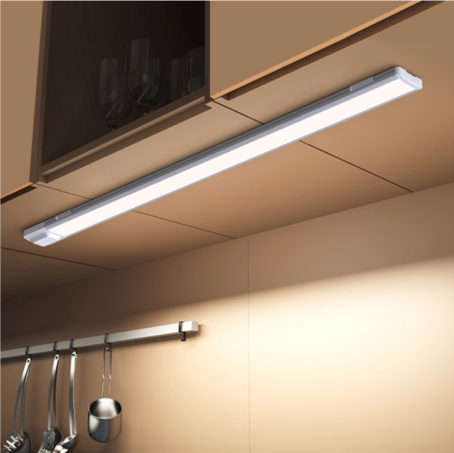 Motion Sensor LED Night Light USB Rechargeable Night Lamp for Bedroom Kitchen Cabinet Light Wireless Closet Light