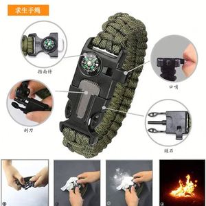 Trousse de premiers secours tactique brillante avec boussole et équipement de survie personnalisé - Product Image 2