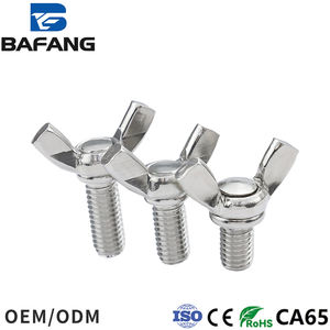 304 나비 나사 스테인레스 스틸 나비 나사 나비 손 나사 볼트 DIN316 금괴 양 뿔 나사 - Product Image 2