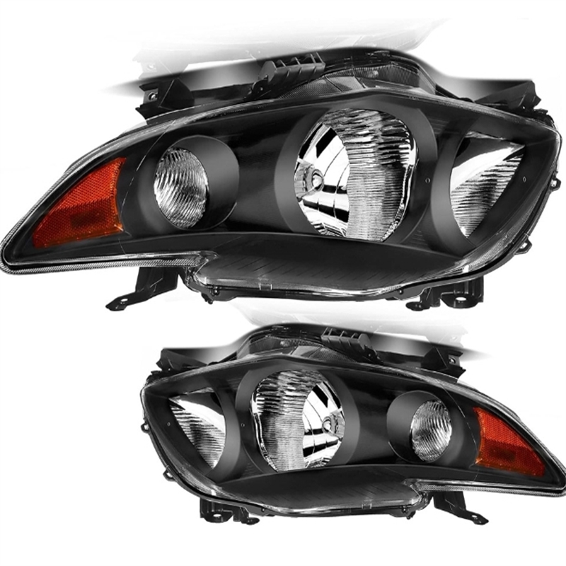 Driver Side Chrome Headlight Assembly – Fits 2009-2010 Toyota Corolla (Halogen)