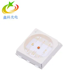 Bảng Đèn Led Rgb Đủ Màu Giá Nhà Máy Hạt Đèn Led Smd 0.2W 0.5W 1.5W 5050 W Chip Ba Màu (Đỏ-Xanh Dương-Xanh Lá Cây)