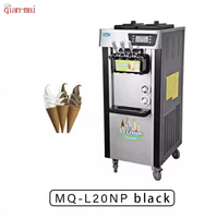 Compresseur italien Machine commerciale électrique automatique 220V Nouveau petit fabricant de rouleaux de crème glacée molle aux fruits congelés utilisant du lait