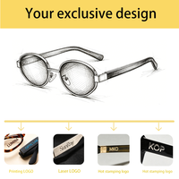 Lunettes de soleil polarisées en acétate personnalisées avec logo, design de créateur, pour hommes et femmes, style rétro ovale en métal, protection UV