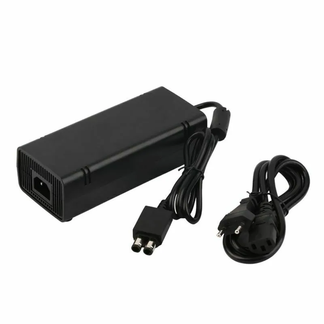High Quality Power Supply Charger for Xbox 360 Slim Console AC Adapter Power Supply Cable Games Cord US/EU/UK Plug