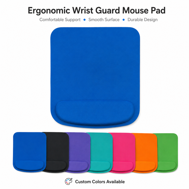 Ergonomic Wrist Rest Mouse Pad Ultra-Thin Anti-Slip Desk Mat Smooth Surface Office Gaming OEM