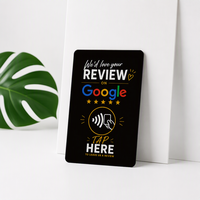 Carte de commentaires NFC sans contact, personnalisable, pour les réseaux sociaux, pour les entreprises