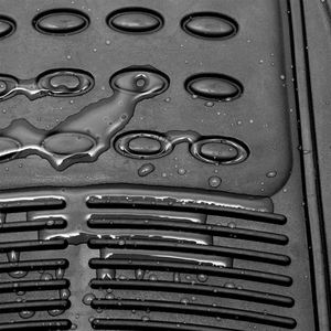 Waterproof Car Floor <b>Mats</b> Universal PVC Rubber <b>Mat</b> 4PCS Heavy Duty Anti Slip Interior - Product Image 3