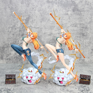 Figura de Anime de <span class=keywords><strong>Nami</strong></span> de 30 cm, IU Popmax <span class=keywords><strong>Sexy</strong></span> Gris, Modelo de PVC, Muñeca de Dibujos Animados, Figura de <span class=keywords><strong>One</strong></span> <span class=keywords><strong>Piece</strong></span>, Decoración de Escritorio para Adultos - Product Image 3
