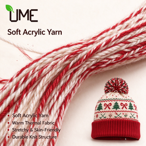 Bonnet de Noël personnalisé en tricot avec pompon, motif Fair Isle, chapeau chaud d'hiver pour les fêtes, logo personnalisé, bonnet festif tricoté pour le quotidien - Product Image 3