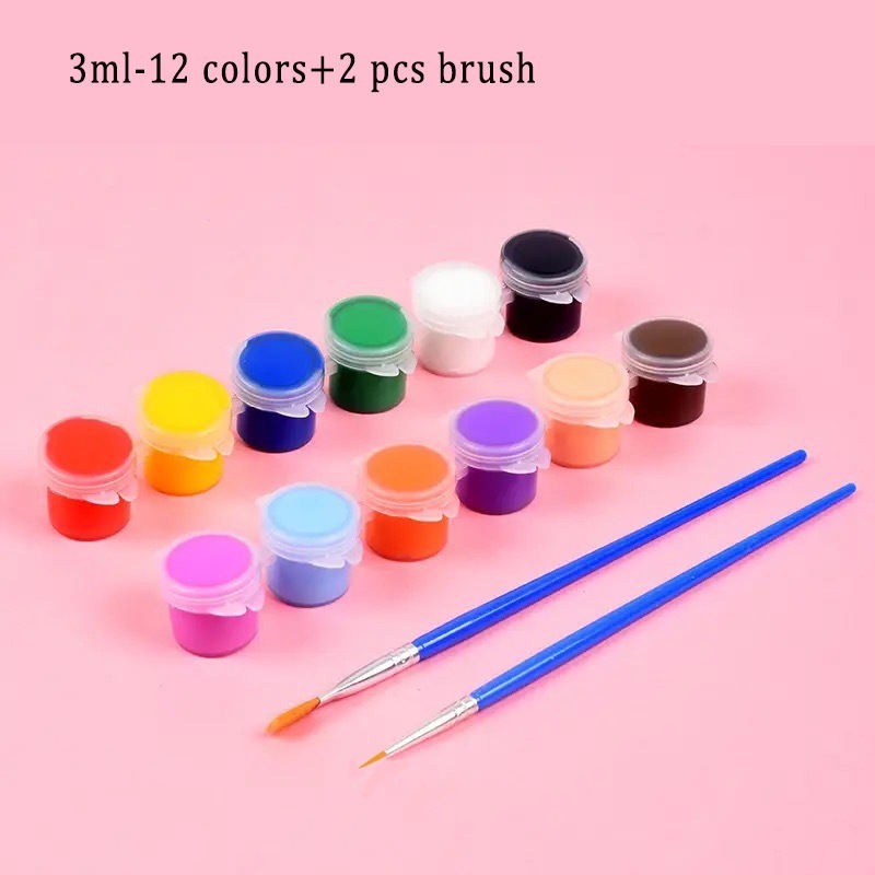 3ml 12colors+2pcs brush