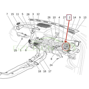 Pour Maserati Graturismo <span class=keywords><strong>Grancabrio</strong></span> <span class=keywords><strong>MC</strong></span> 4200CC 4700CC évent latéral gauche ou droit OEM 68238500 - Product Image 6