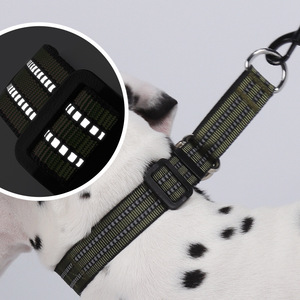 <span class=keywords><strong>Collar</strong></span> de perro con grabado antirrienda reflectante transfronterizo, cuerda de tracción de nailon acolchada para mascotas, entrenamiento de perros grandes a prueba de explosiones - Product Image 4
