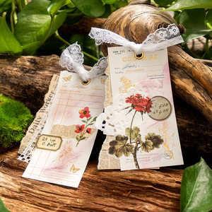 30 hojas por paquete, Serie Bosque de Fantasía, papel para diario con temática de cuentos de hadas y estampado en lámina. - Product Image 2