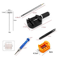 Kit d'outils de réparation de montres 81 pièces en acier allié pour l'entretien et le démontage de montres, outil de quincaillerie pour horlogerie domestique