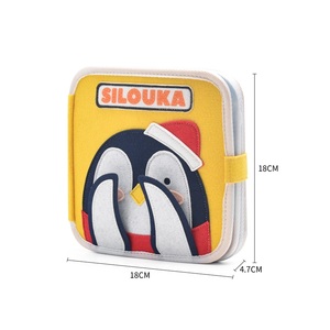 Libro di storia di educazione precoce 3D per bambini ha sentito il libro di animali del pinguino tranquillo per bambini Montessori personalizzati - Product Image 3