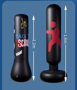 <span class=keywords><strong>Sac</strong></span> <span class=keywords><strong>de</strong></span> boxe <span class=keywords><strong>de</strong></span> 63 pouces anti-stress pour l'entraînement Kick Boxing Bop <span class=keywords><strong>Sac</strong></span> <span class=keywords><strong>de</strong></span> <span class=keywords><strong>frappe</strong></span> gonflable à rebond rapide ultra-durable - Product Image 4