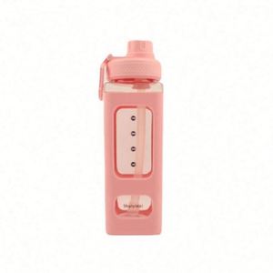 Botella Deportiva Motivacional de PC de Alta Calidad, Portátil, Cuadrada, con Pajita Extraíble, Aislamiento Térmico, Ecológica, 700/900 ml - Product Image 2