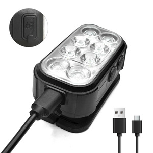 Linterna Frontal LED Recargable Tipo C, Portátil, para Exteriores, con Sensor, Luz Dual Roja y Blanca, Mini Linterna Frontal - Product Image 2