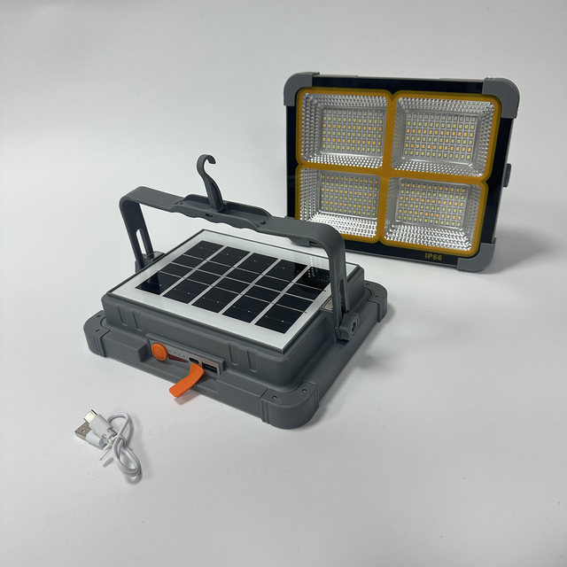 Camping Light Rechargeable Solar Powered LED Lantern 2400mAh Portable Outdoor Waterproof Dimmable for Camping