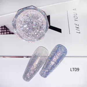Manufacturer Colorful Glitter Handmade 3d Nail Art Supplies Nail Products